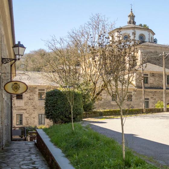 Hotel Hospedería Externa del Monasterio Samos Exterior foto